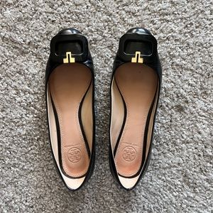 Tory Burch Black Flates